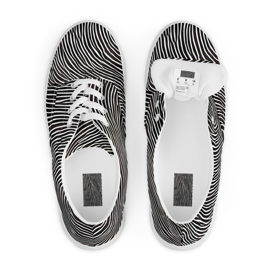 Men's Lace-Up Canvas Shoes - Silent Currents