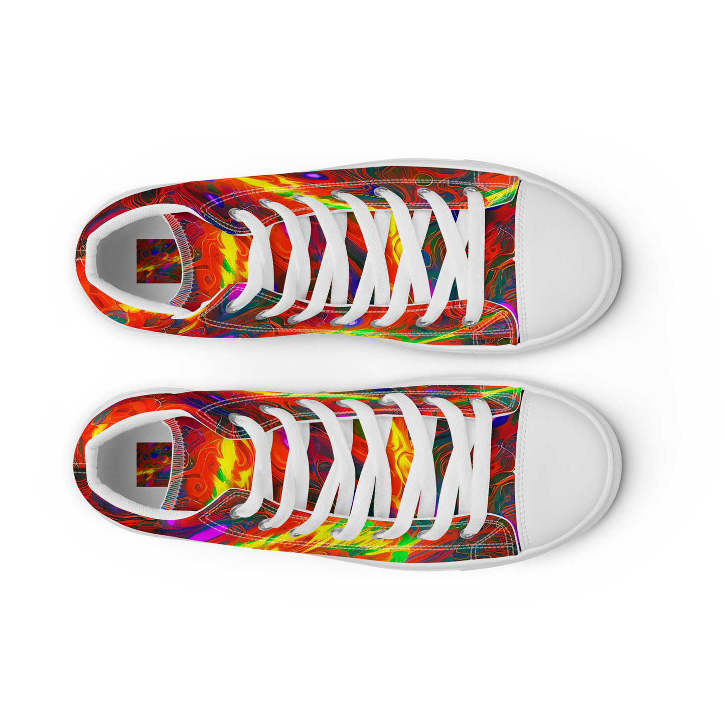 Women's High Top Canvas Shoes - Blampied Blaze