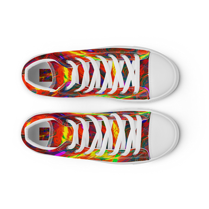 Women's High Top Canvas Shoes - Blampied Blaze