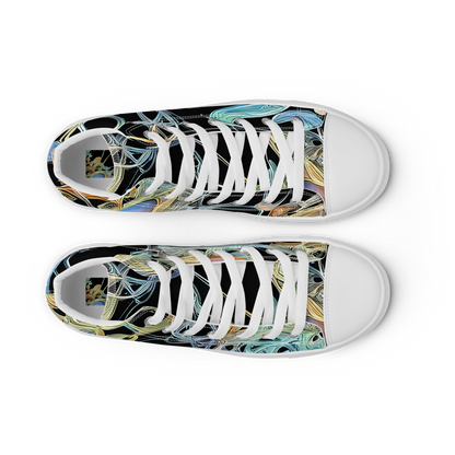 Women's High Top Canvas Shoes - Infinite Mist