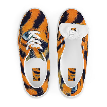 Women's Lace-Up Canvas Shoes - Tiger's Dream