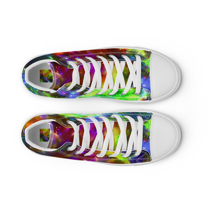 Men's High Top Canvas Shoes - Neer Nebula
