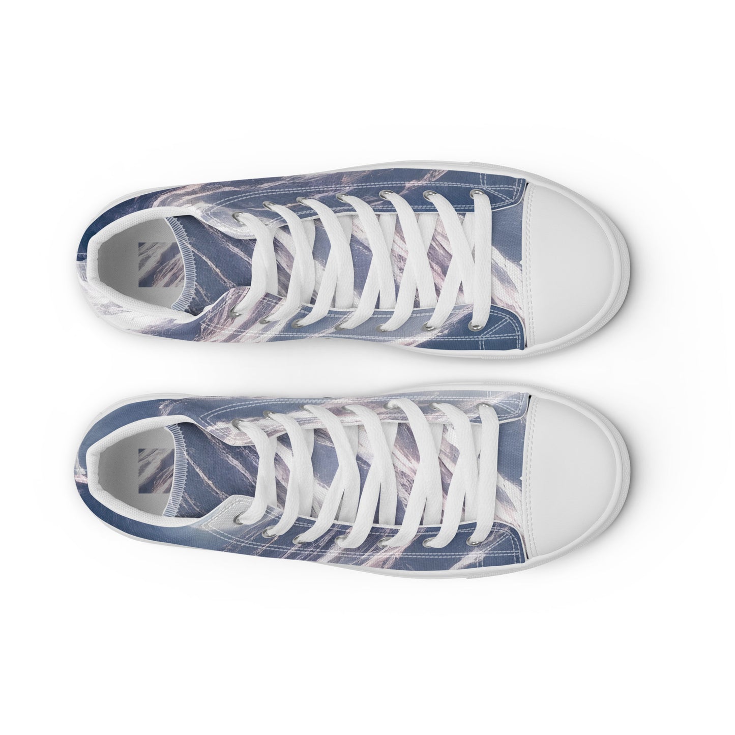 Women's High Top Canvas Shoes - Frosted Zenith