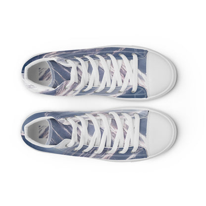 Women's High Top Canvas Shoes - Frosted Zenith