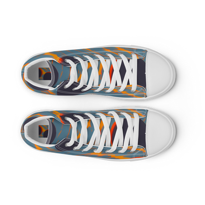 Women's High Top Canvas Shoes - Flames of Gravity