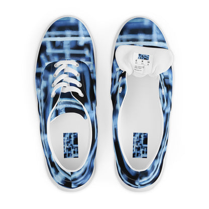 Men's Lace-Up Canvas Shoes - Circuit Frost