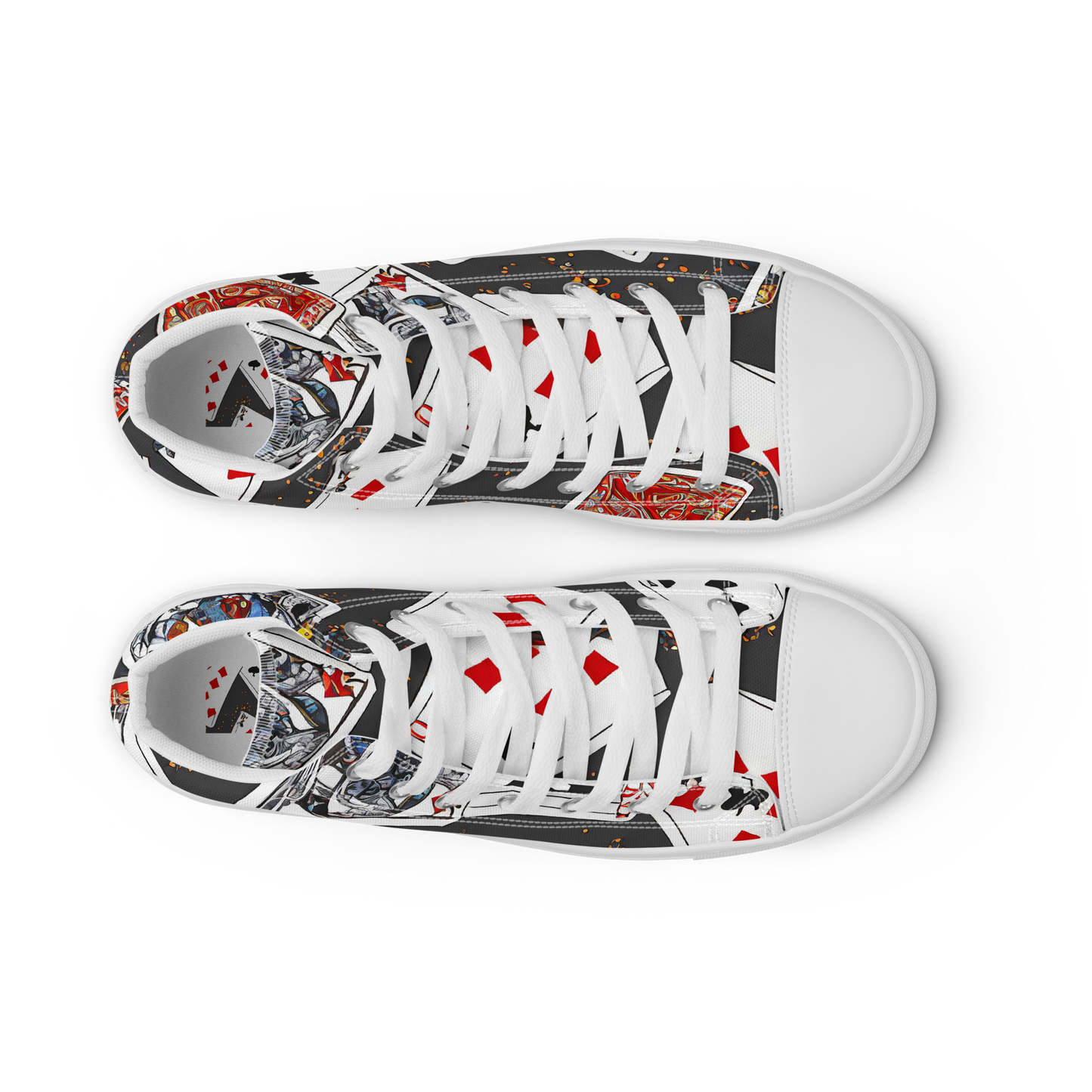 Men's High Top Canvas Shoes - Decked Out Dreams