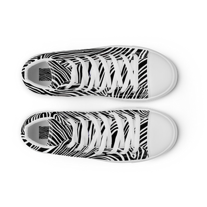 Women's High Top Canvas Shoes - Morgan's Strata