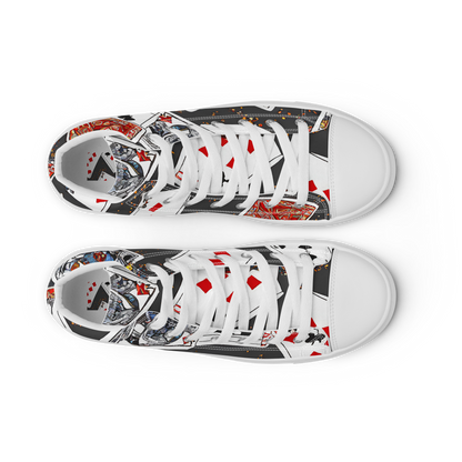 Women's High Top Canvas Shoes - Decked Out Dreams