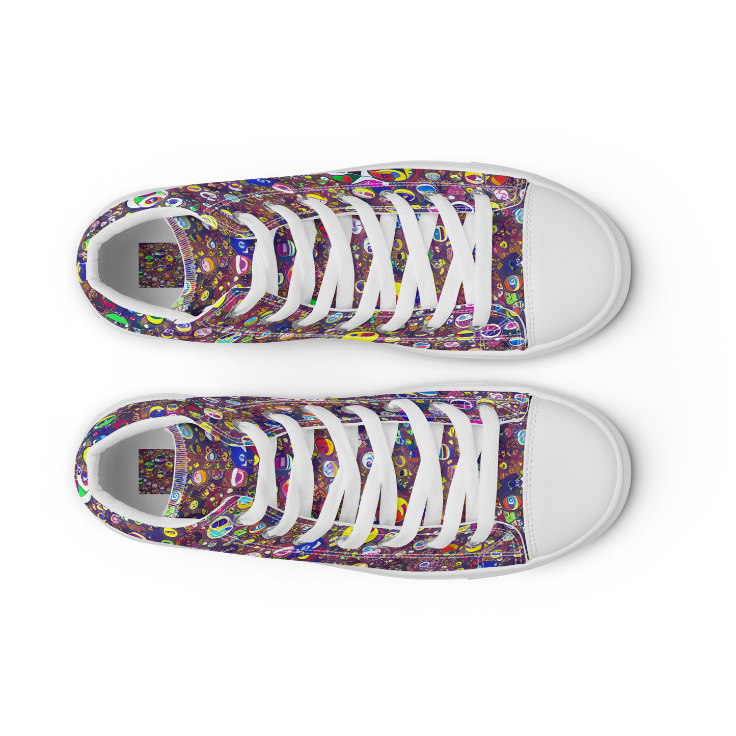 Women's High Top Canvas Shoes - Eyes of Enchantment