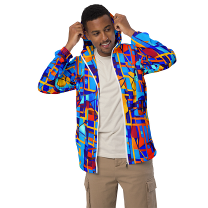 Men's Windbreaker - Radiant Labyrinth