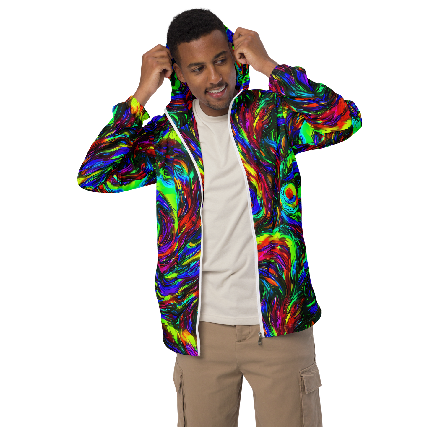 Men's Windbreaker - Calraet Swirl