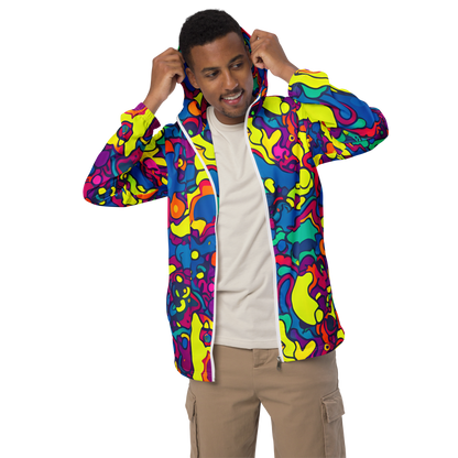 Men's Windbreaker - Colorful Chaos