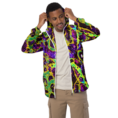 Men's Windbreaker - Galactic Web