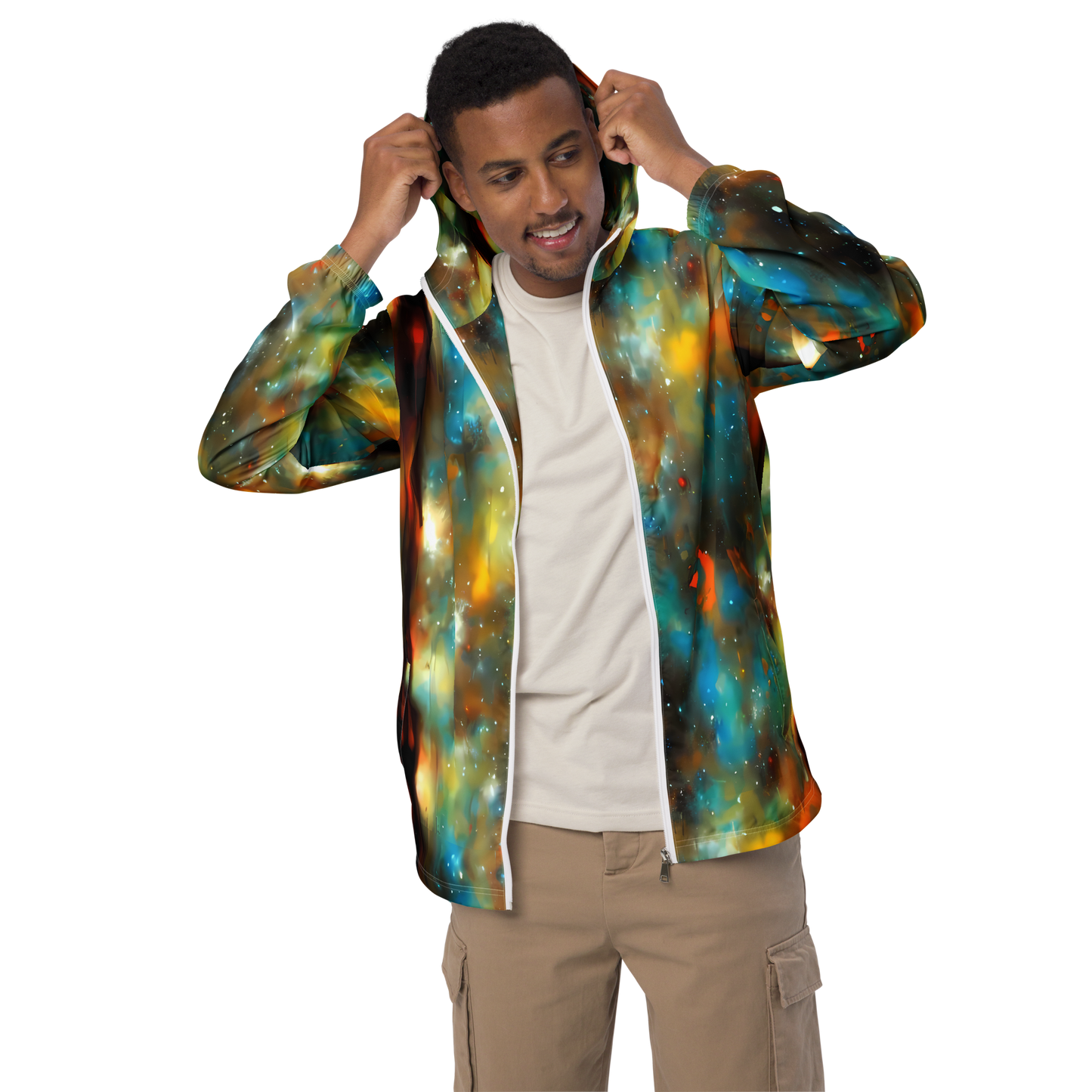 Men's Windbreaker - Abstract Tapestries