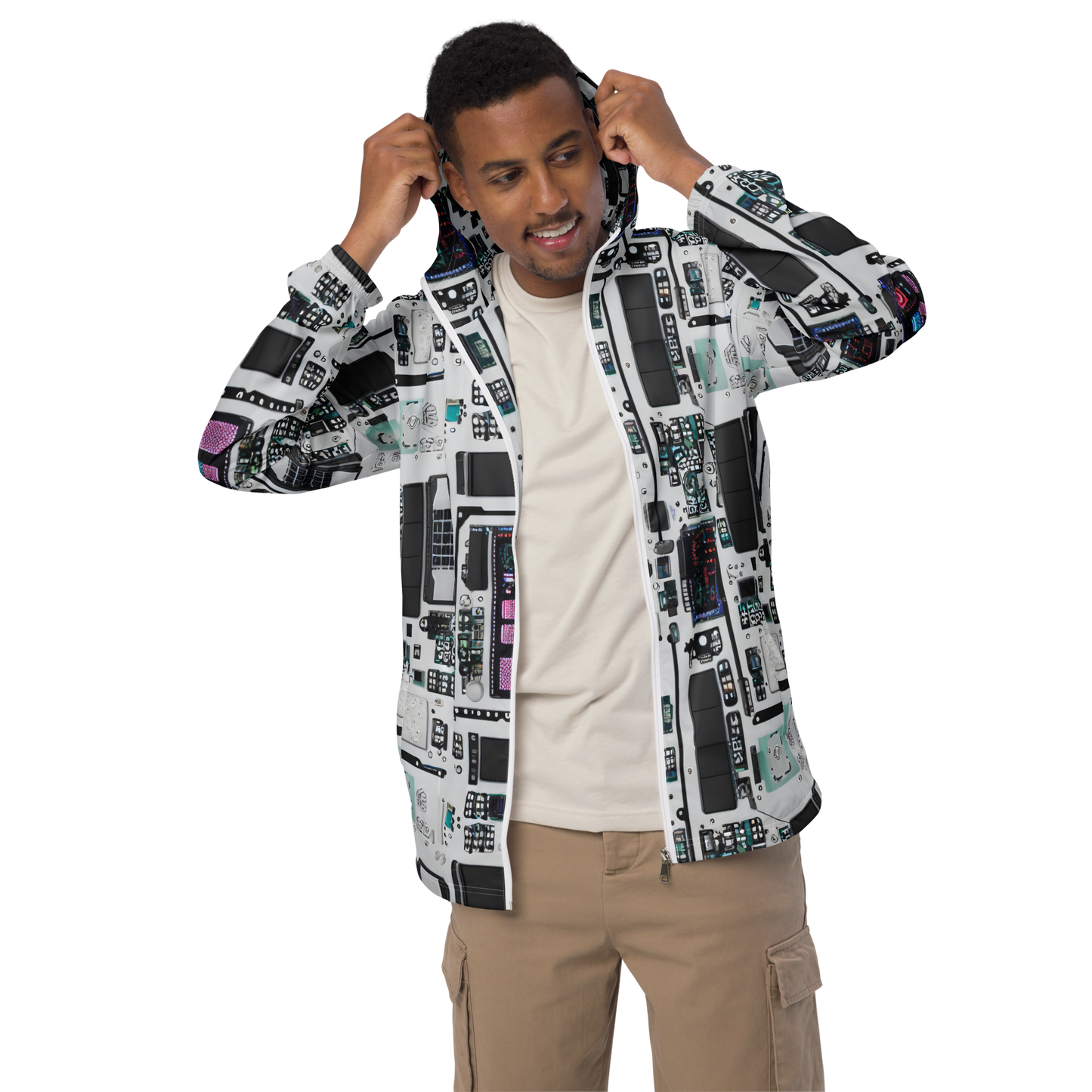Men's Windbreaker - Wired Wonders