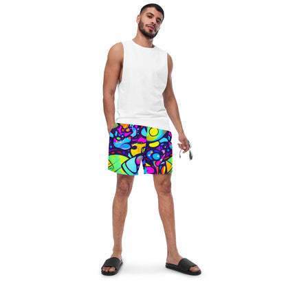 Swim Trunks - Neon Graffscape