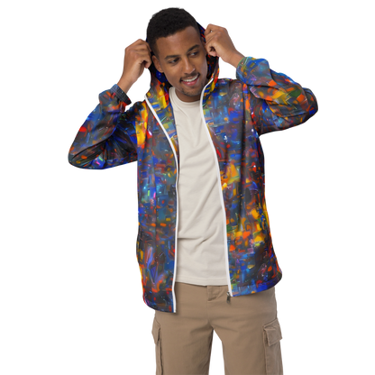 Men's Windbreaker - Abstract Conflux