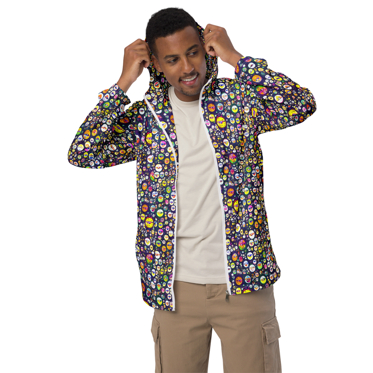 Men's Windbreaker - Whimsical Eyescape