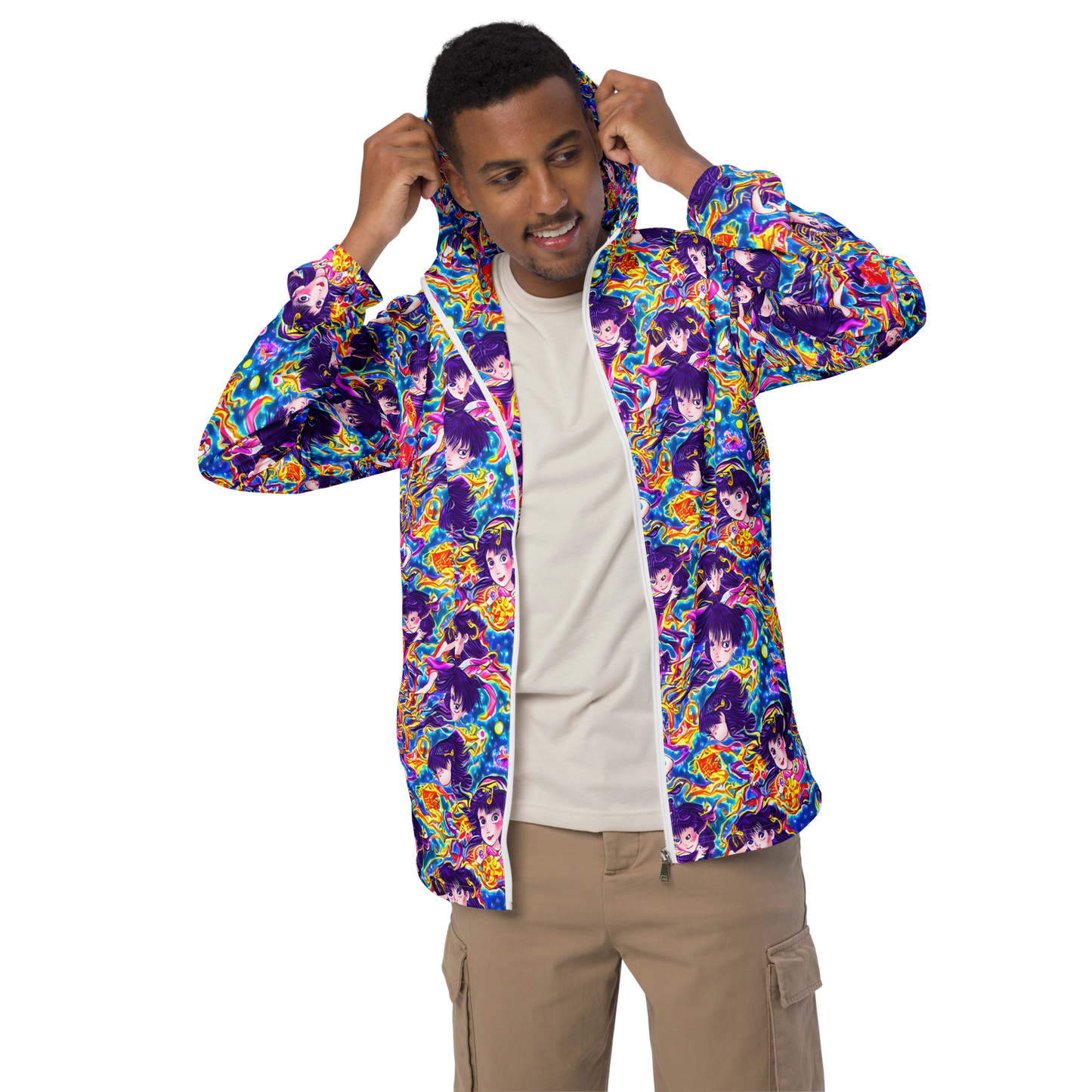 Men's Windbreaker - Aquatic Whim