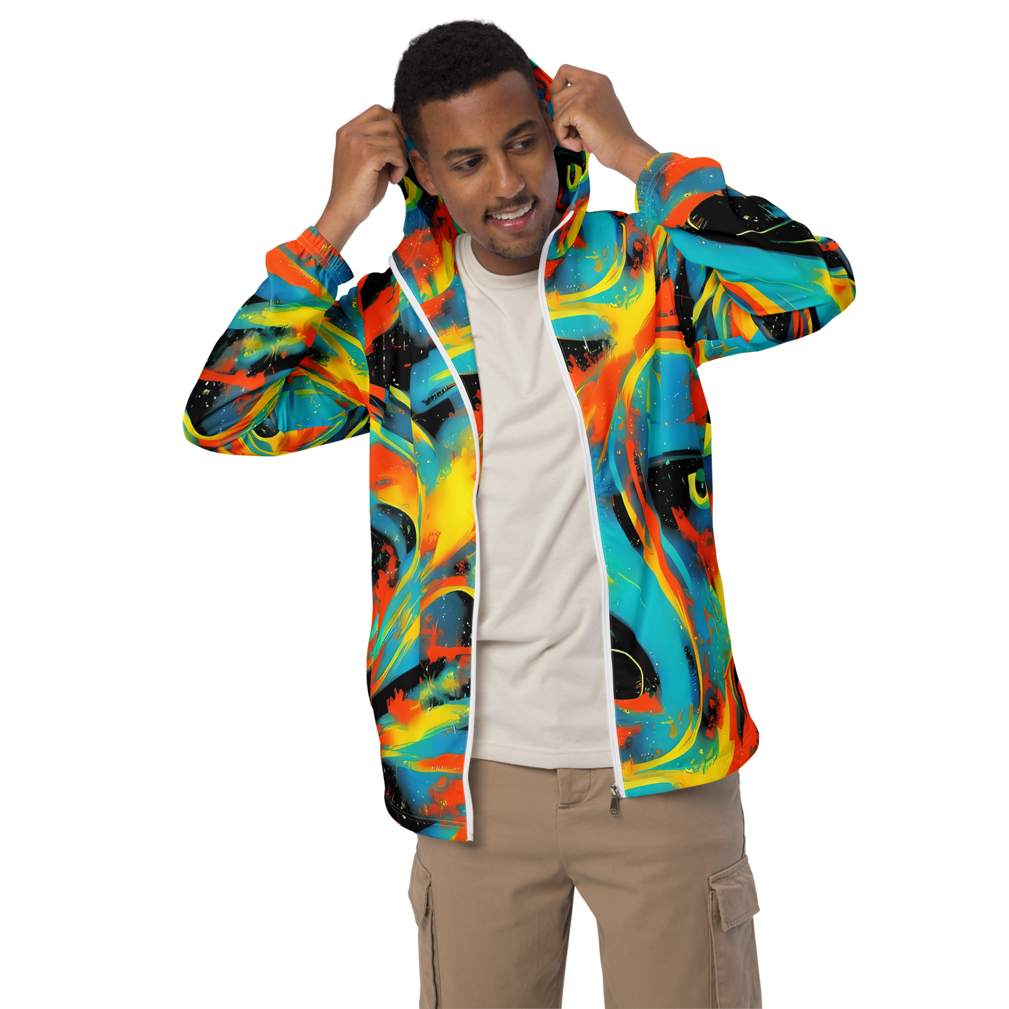 Men's Windbreaker - Solar Swoosh