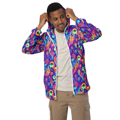 Men's Windbreaker - Mystic Petal Dance