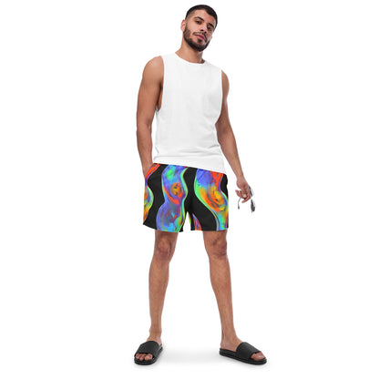 Swim Trunks - Vibrant Vortices