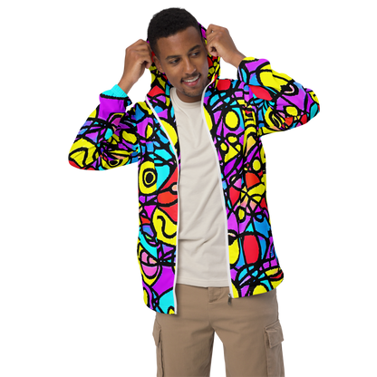 Men's Windbreaker - Radiant Chaos