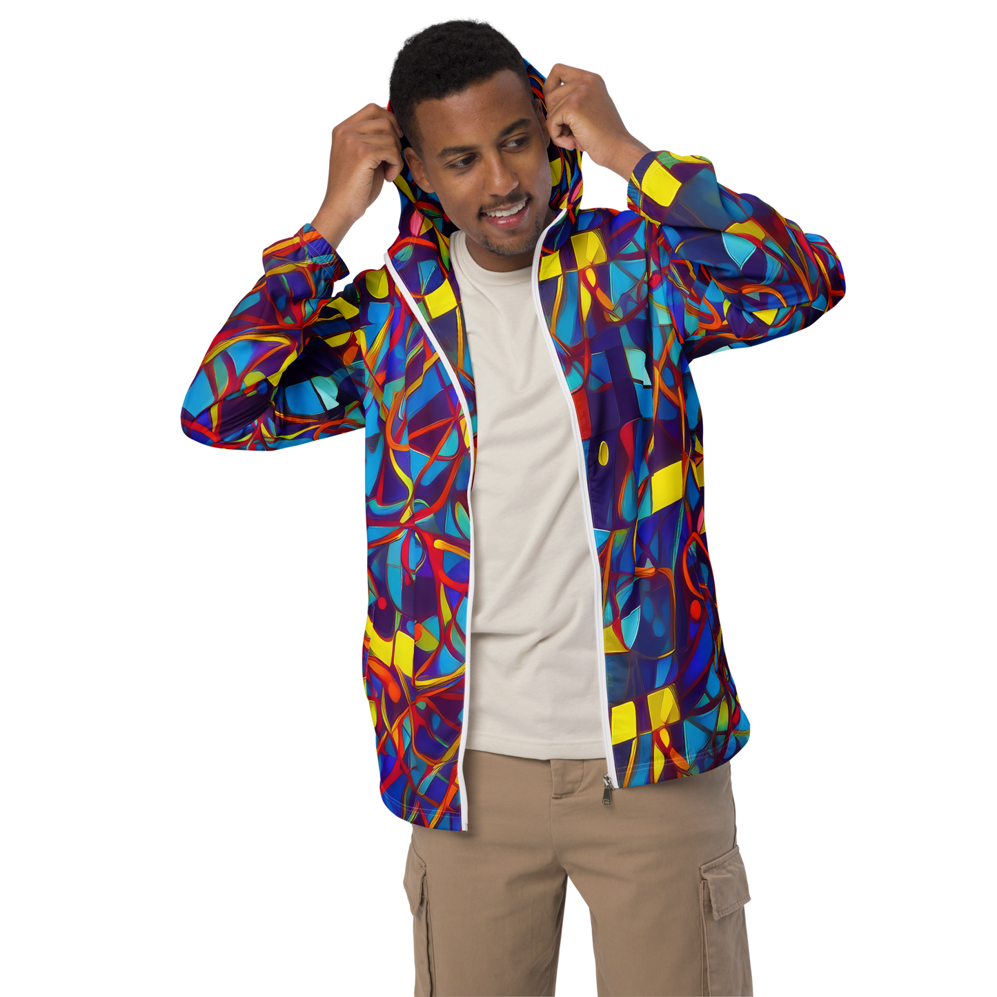 Men's Windbreaker - Flickering Dreams