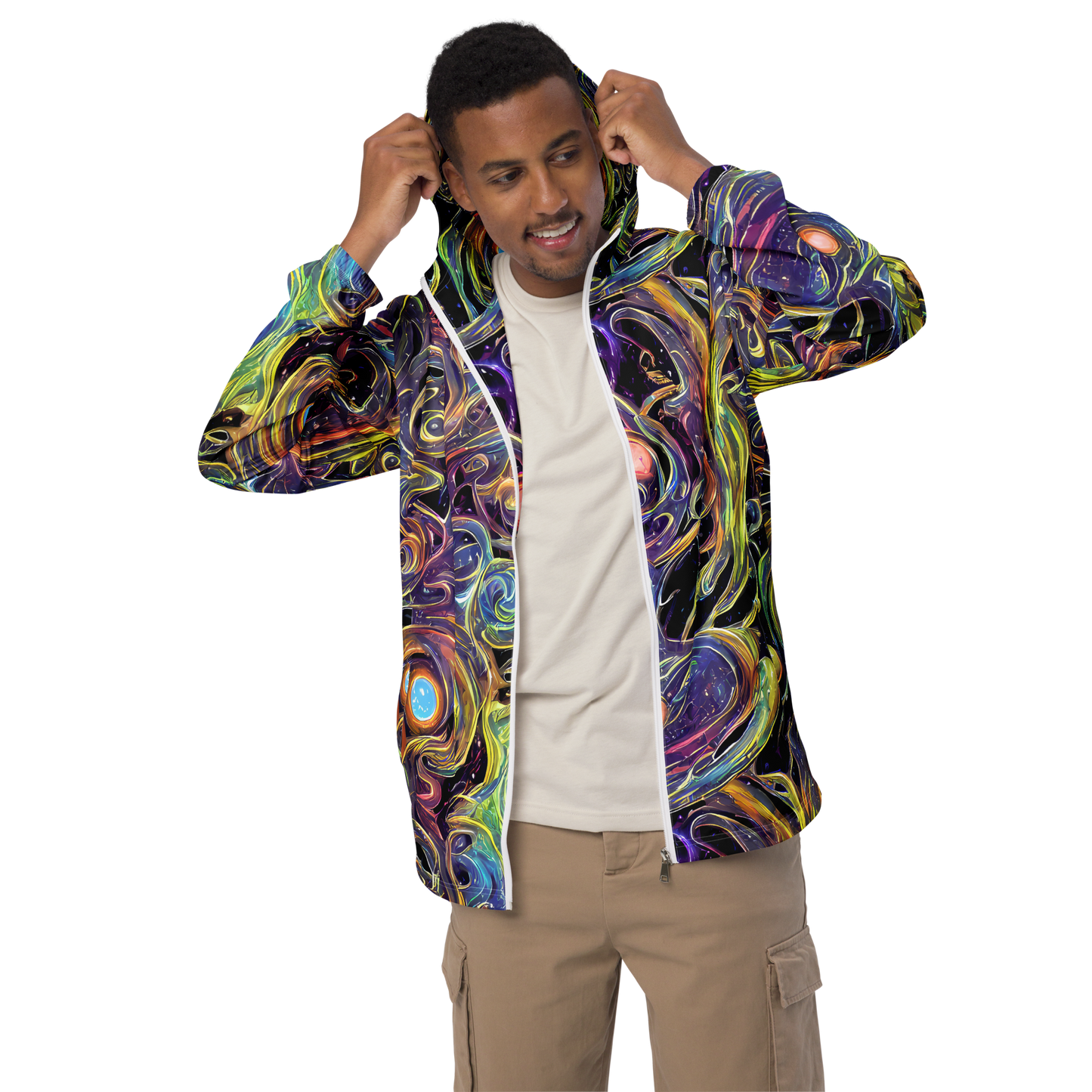 Men's Windbreaker - Lebacq Swirl