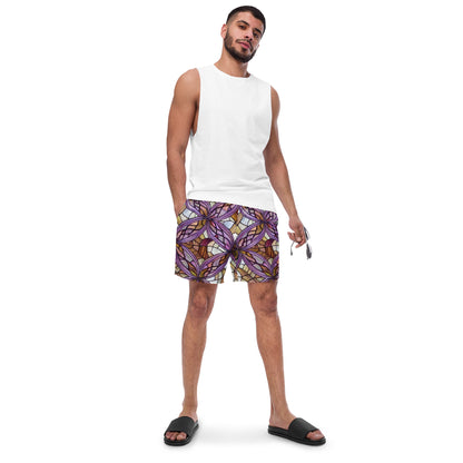 Swim Trunks - Stained Glass Whirl