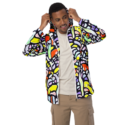 Men's Windbreaker - Cubist Carousel