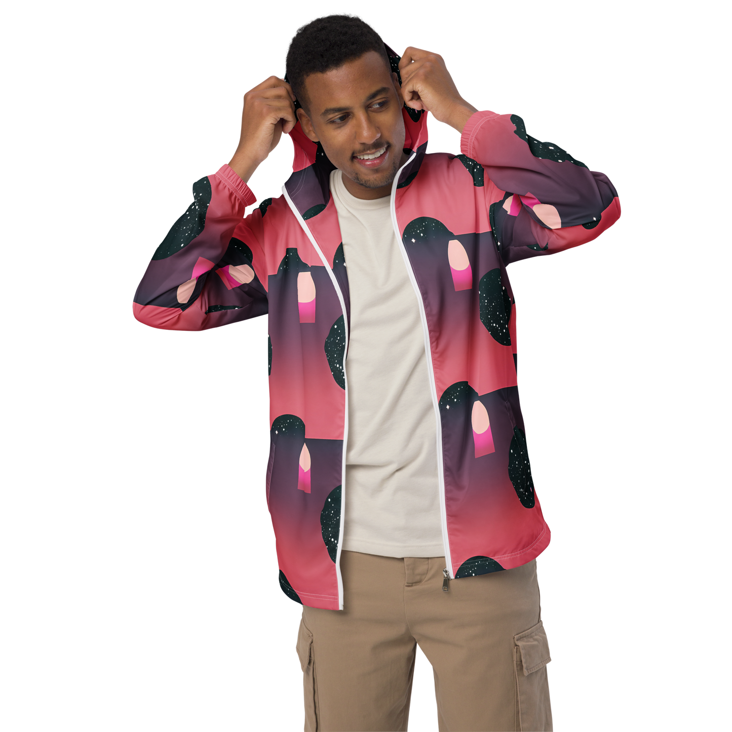 Men's Windbreaker - Dreamscape Horizon