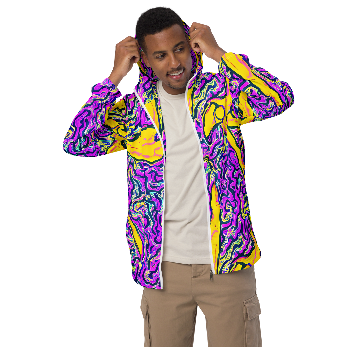 Men's Windbreaker - Zenith Waves