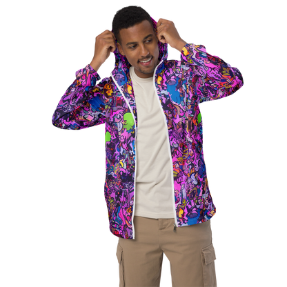 Men's Windbreaker - Chromatic Frenzy