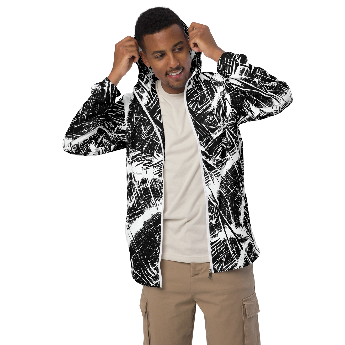 Men's Windbreaker - Ferriss Fractals