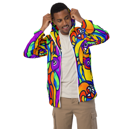 Men's Windbreaker - Kaleido Fish