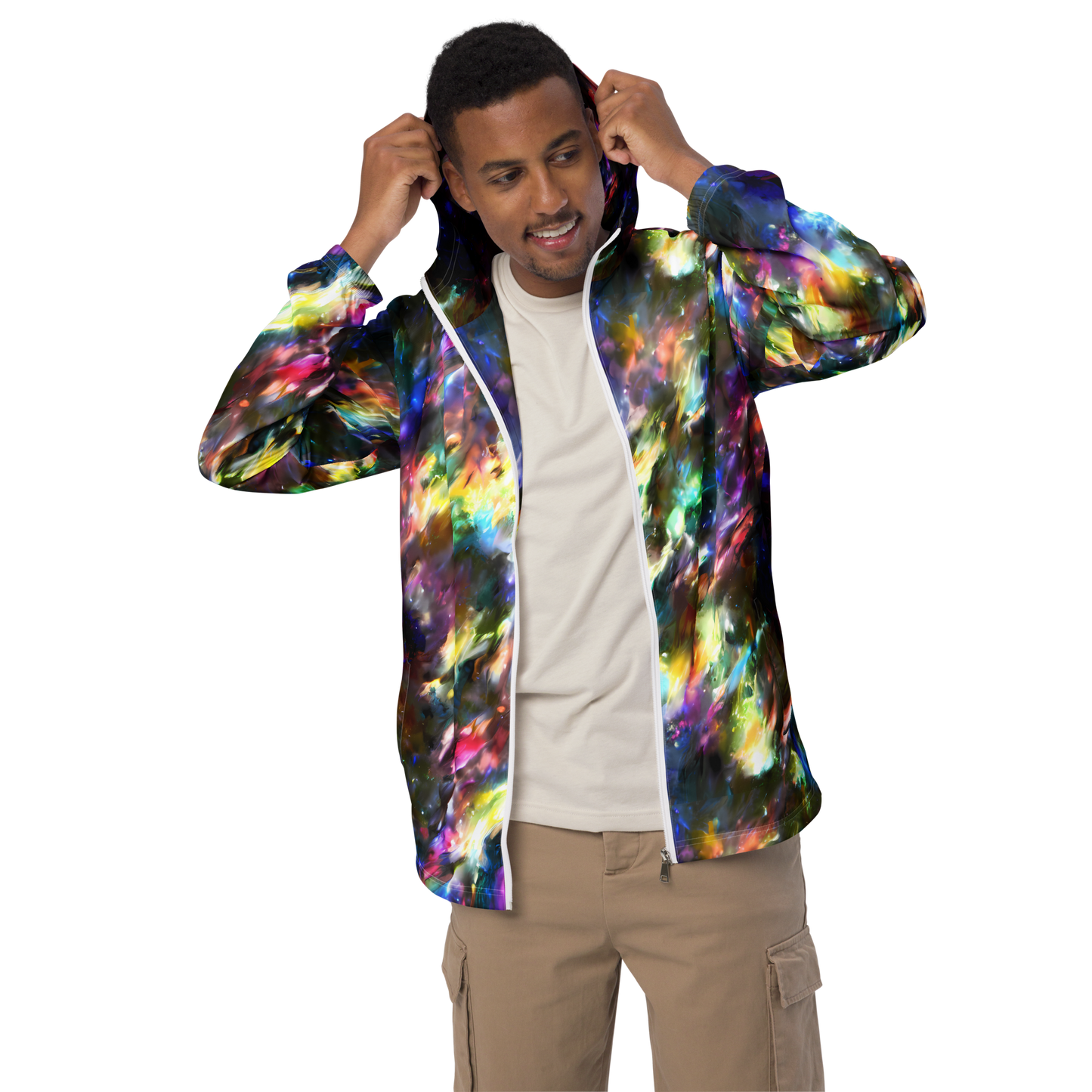 Men's Windbreaker - Emilia's Nebula