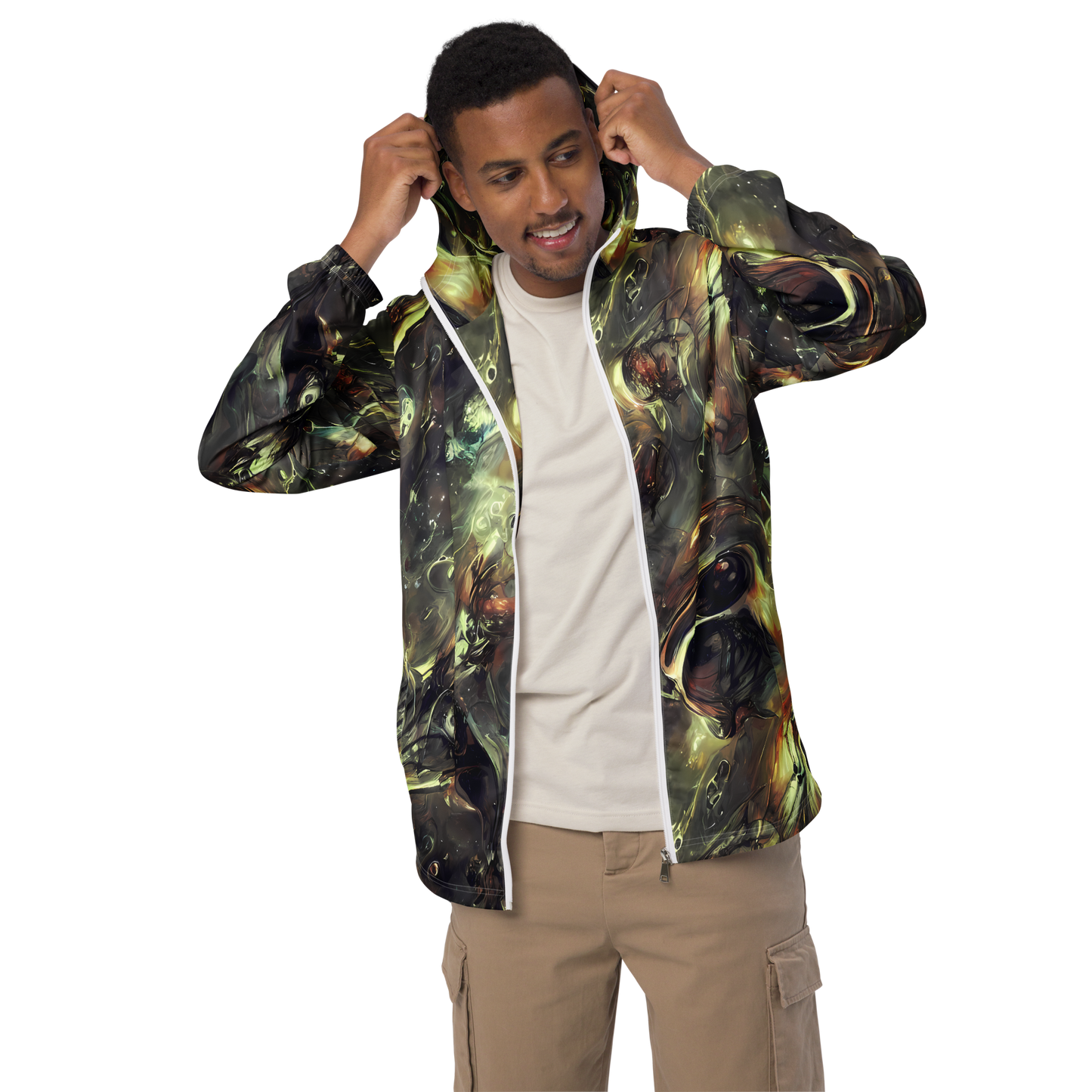 Men's Windbreaker - Chaos Crescendo