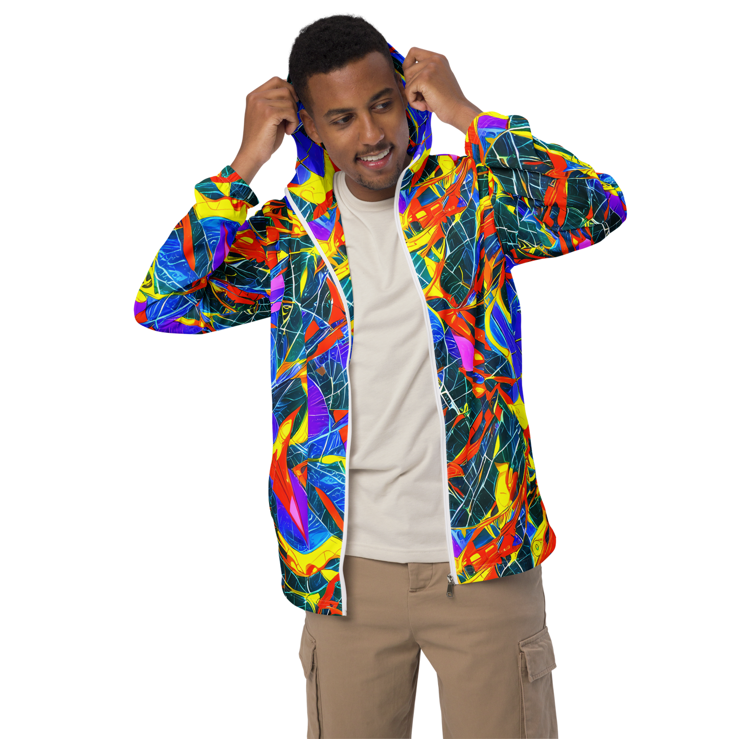 Men's Windbreaker - Arkhipov Waves