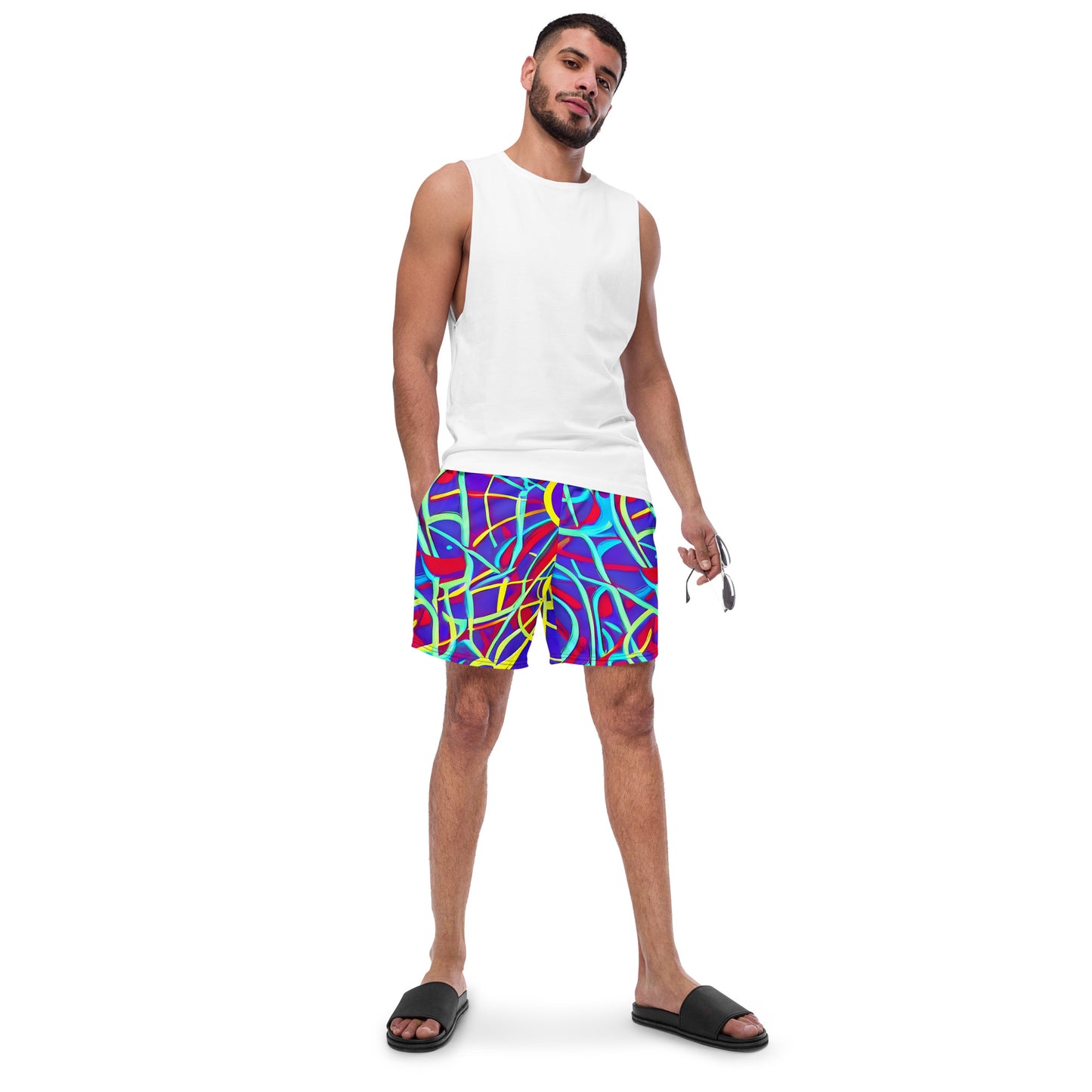 Swim Trunks - Neo-Grid Rhapsody