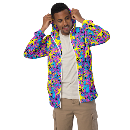 Men's Windbreaker - Neon Jive