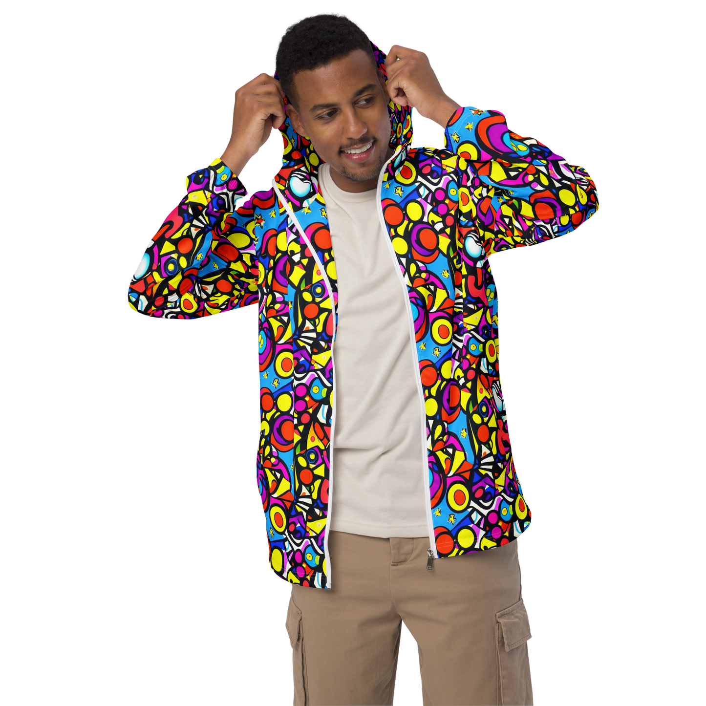 Men's Windbreaker - Eclectic Fantasy