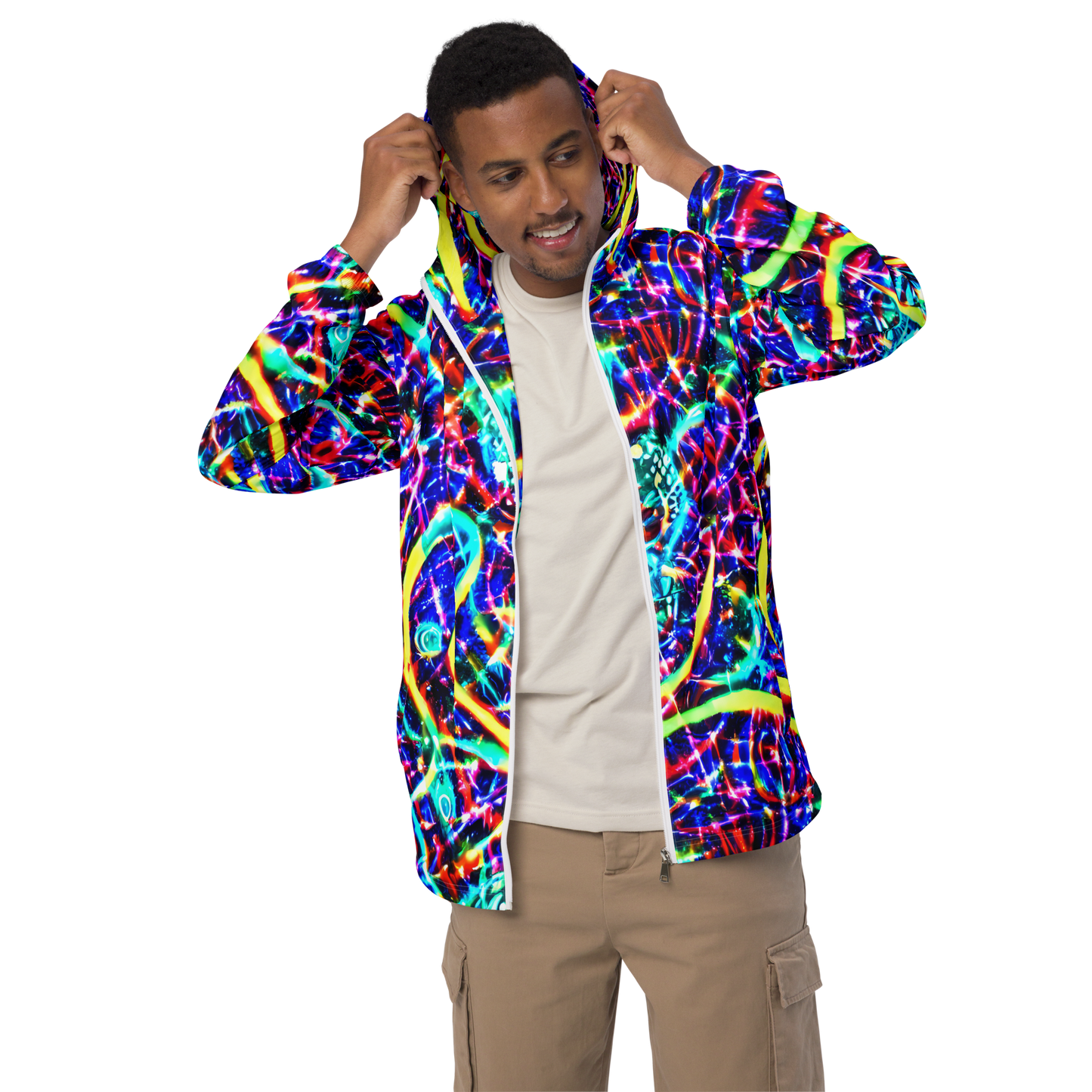 Men's Windbreaker - Fynesian Galaxy