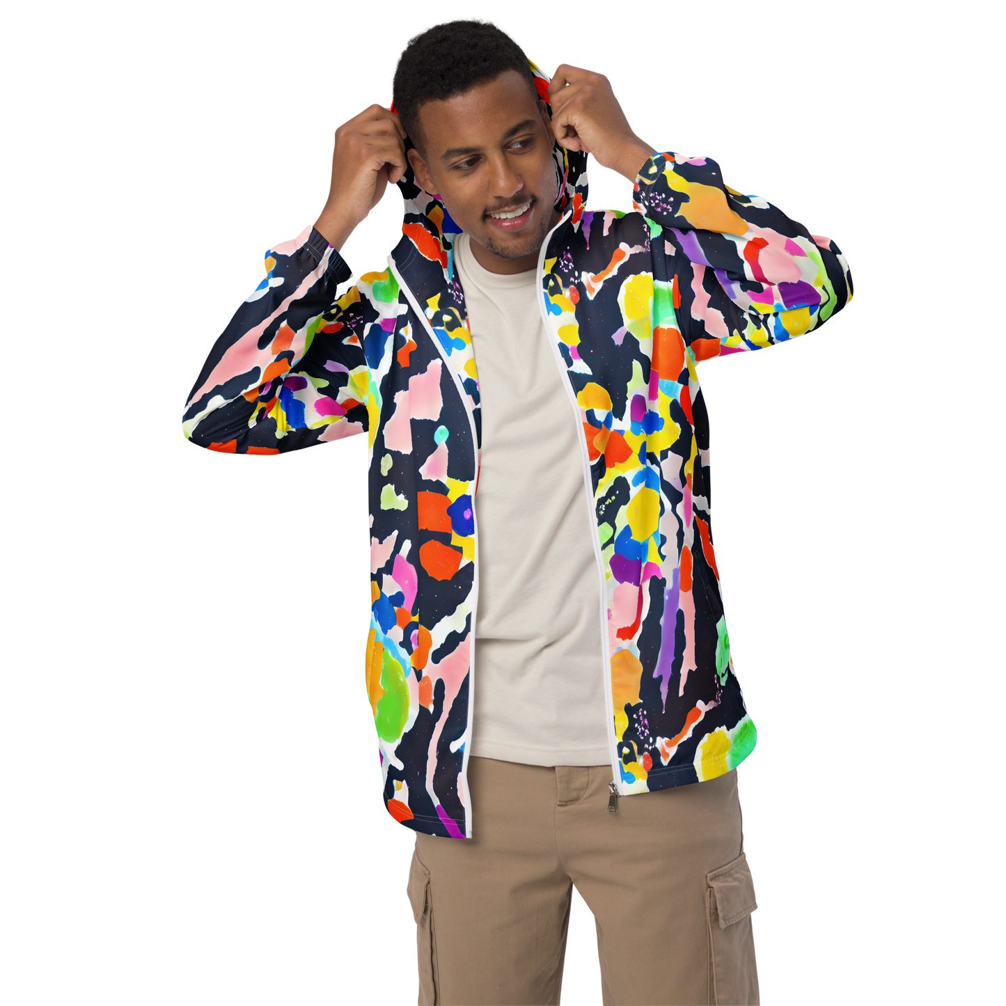 Men's Windbreaker - Kaleido Burst