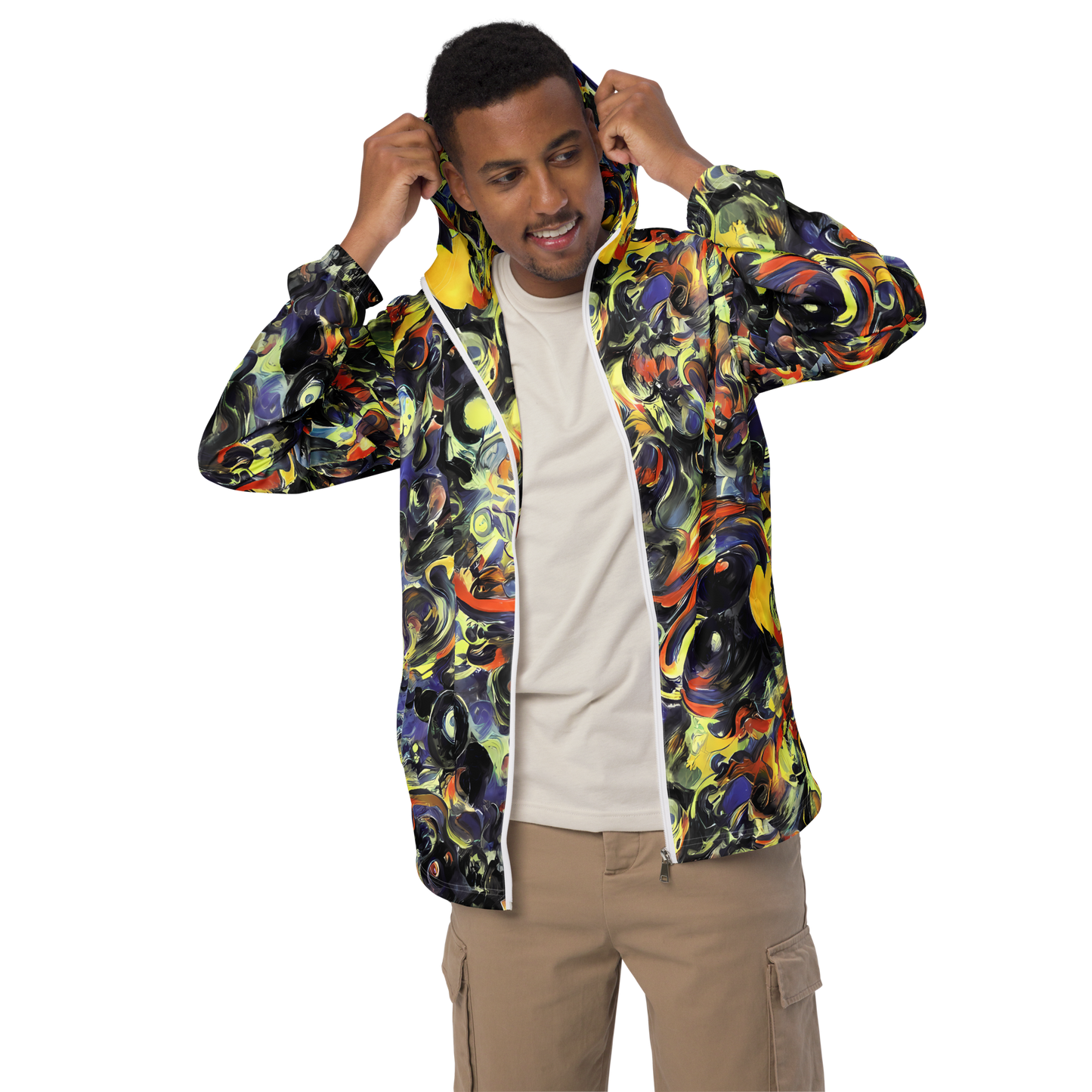 Men's Windbreaker - Twilight Chaos