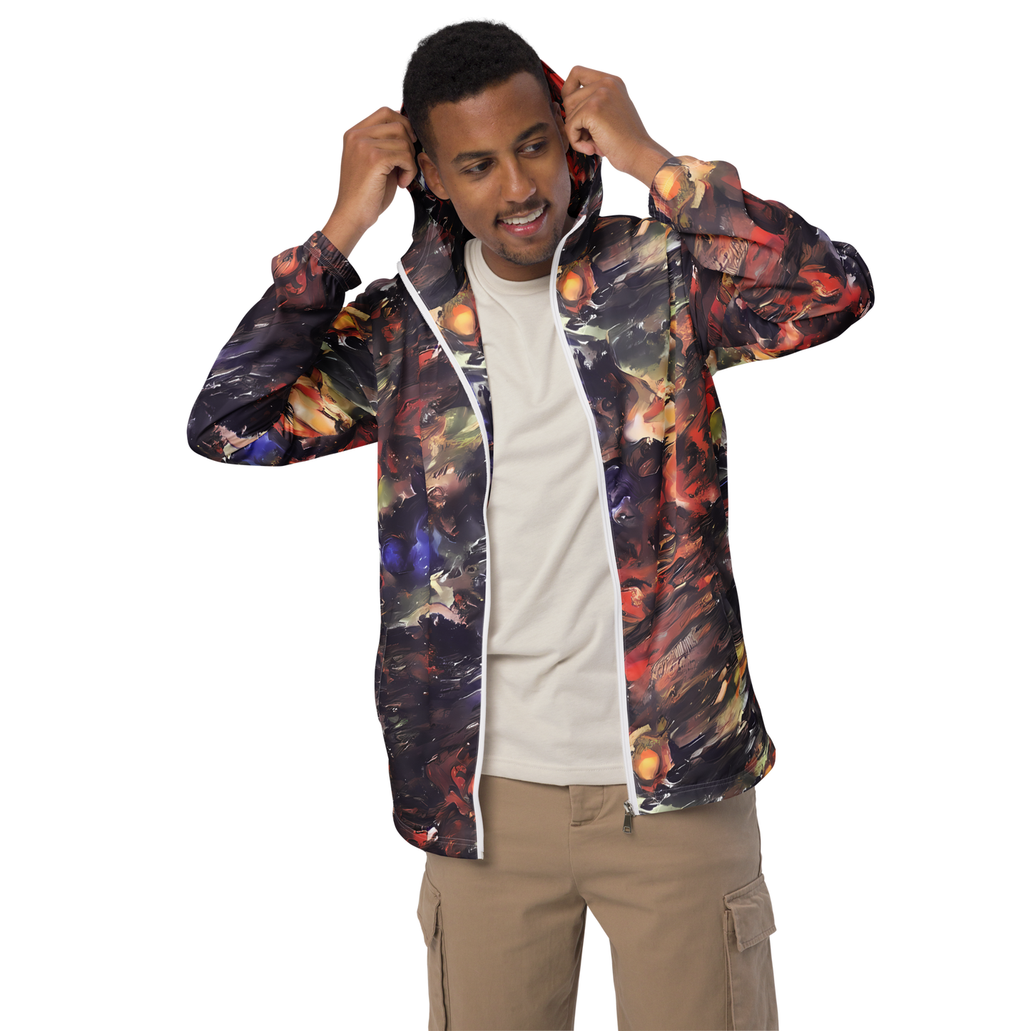 Men's Windbreaker - Twisted Terra