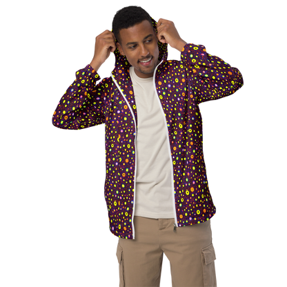 Men's Windbreaker - Cosmic Dotscape