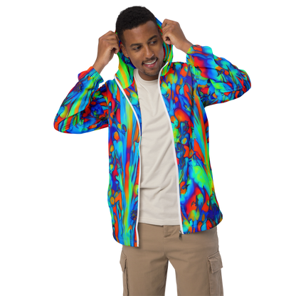 Men's Windbreaker - Vivid Virtuoso