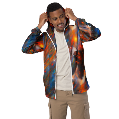 Men's Windbreaker - Painterly Void